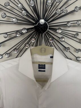 Boggi Milano Men’s White Dress Shirt - Tailored Fit